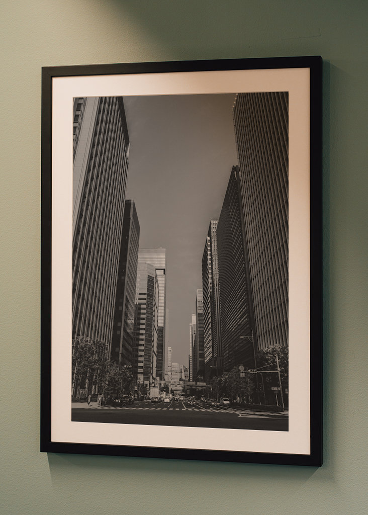 Innenstadt von Tokio BW