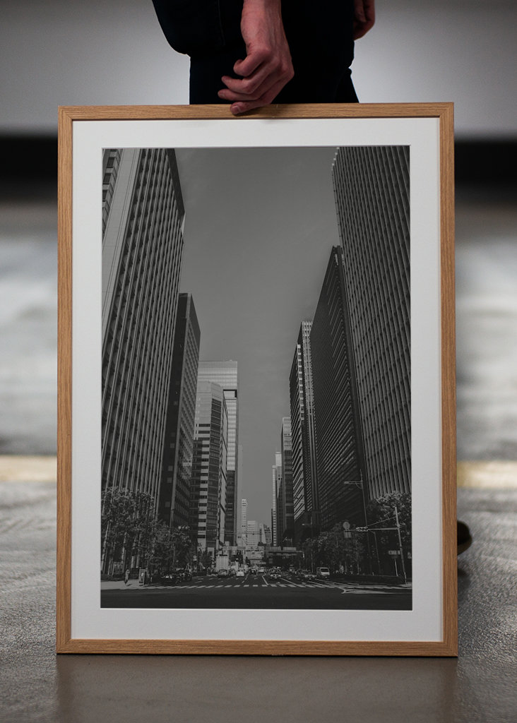 Innenstadt von Tokio BW