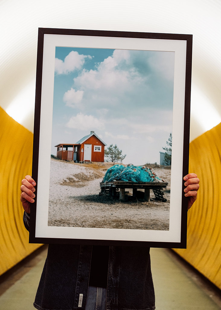 Fishing hut in south Sweden