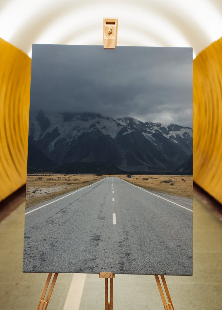 Na cestě k hoře Mount Cook