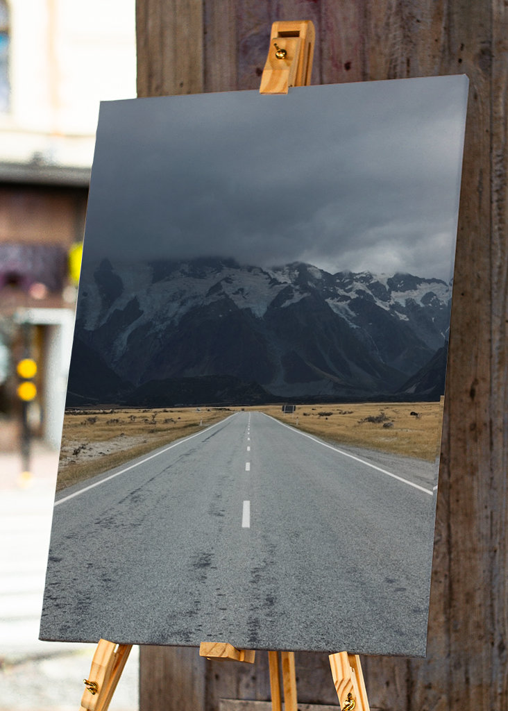 Na cestě k hoře Mount Cook