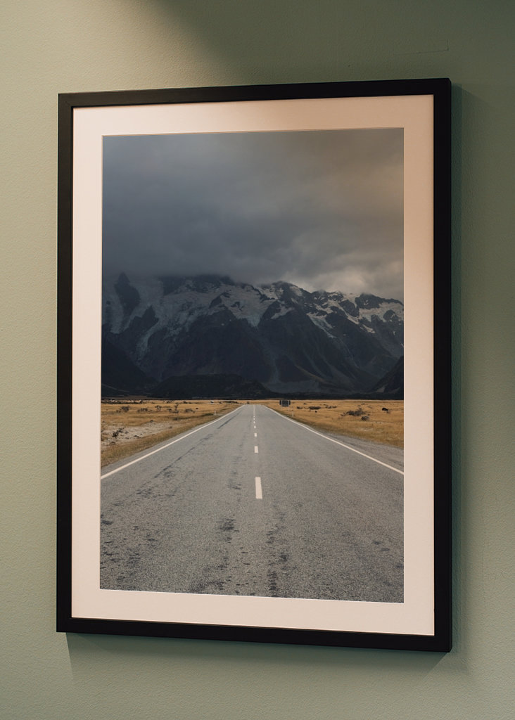 Na cestě k hoře Mount Cook
