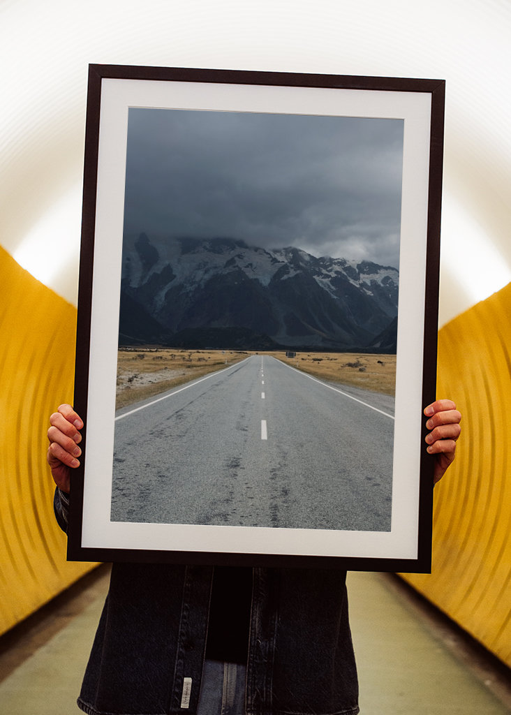 Na cestě k hoře Mount Cook