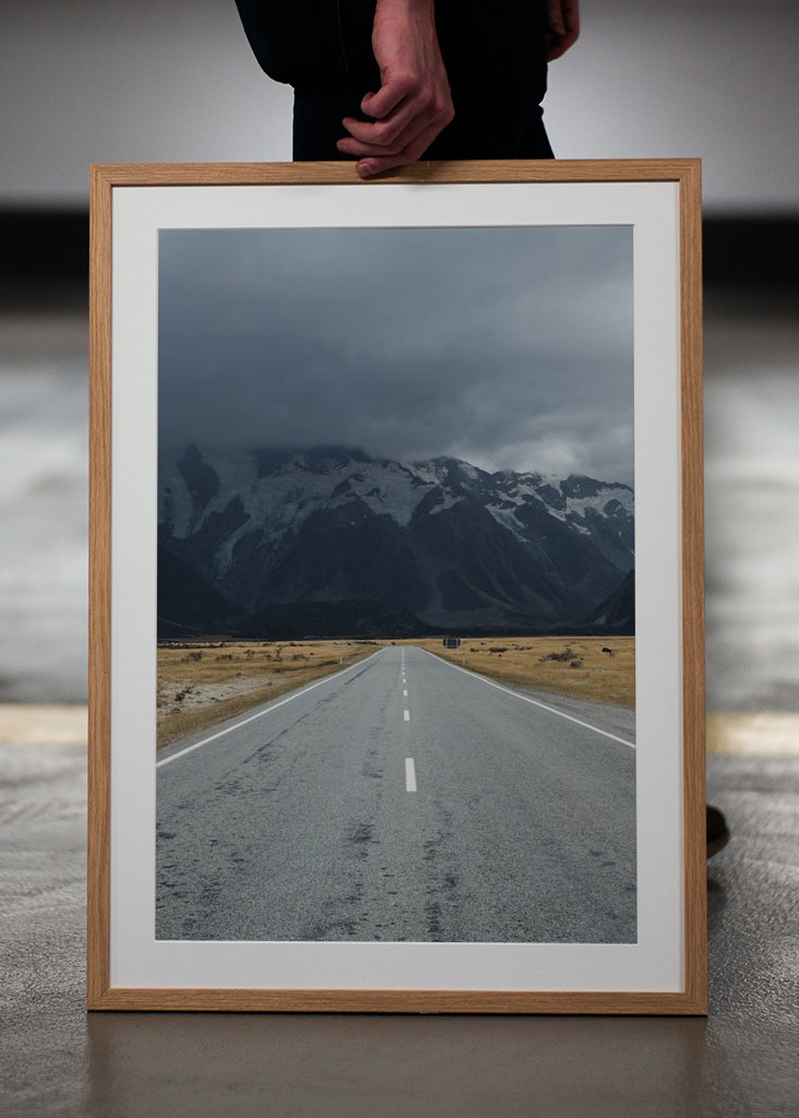 Na cestě k hoře Mount Cook