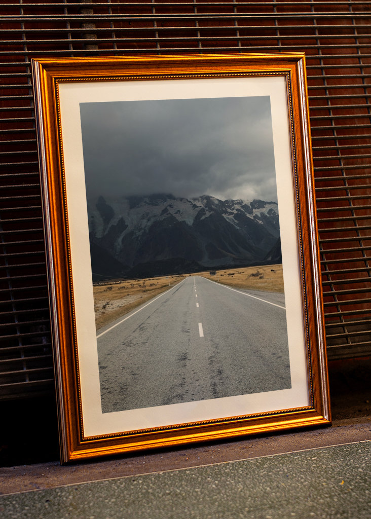 Na cestě k hoře Mount Cook