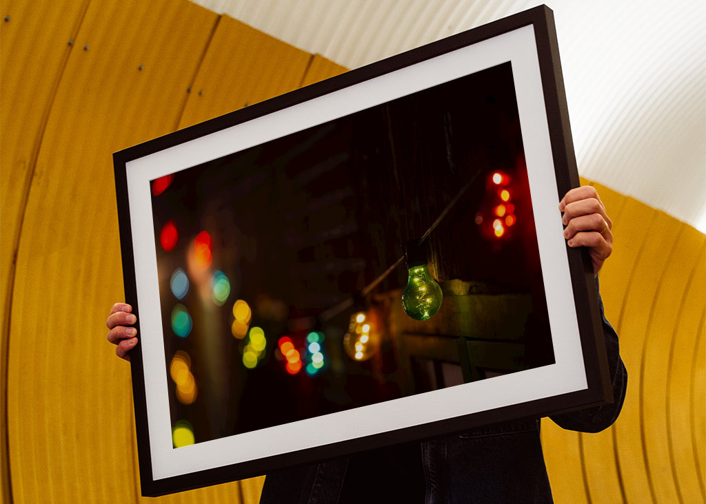 Boucle lumineuse colorée