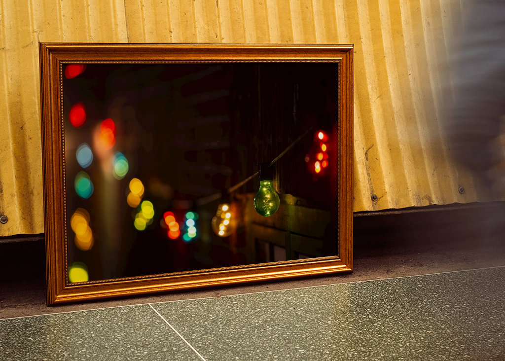 Boucle lumineuse colorée