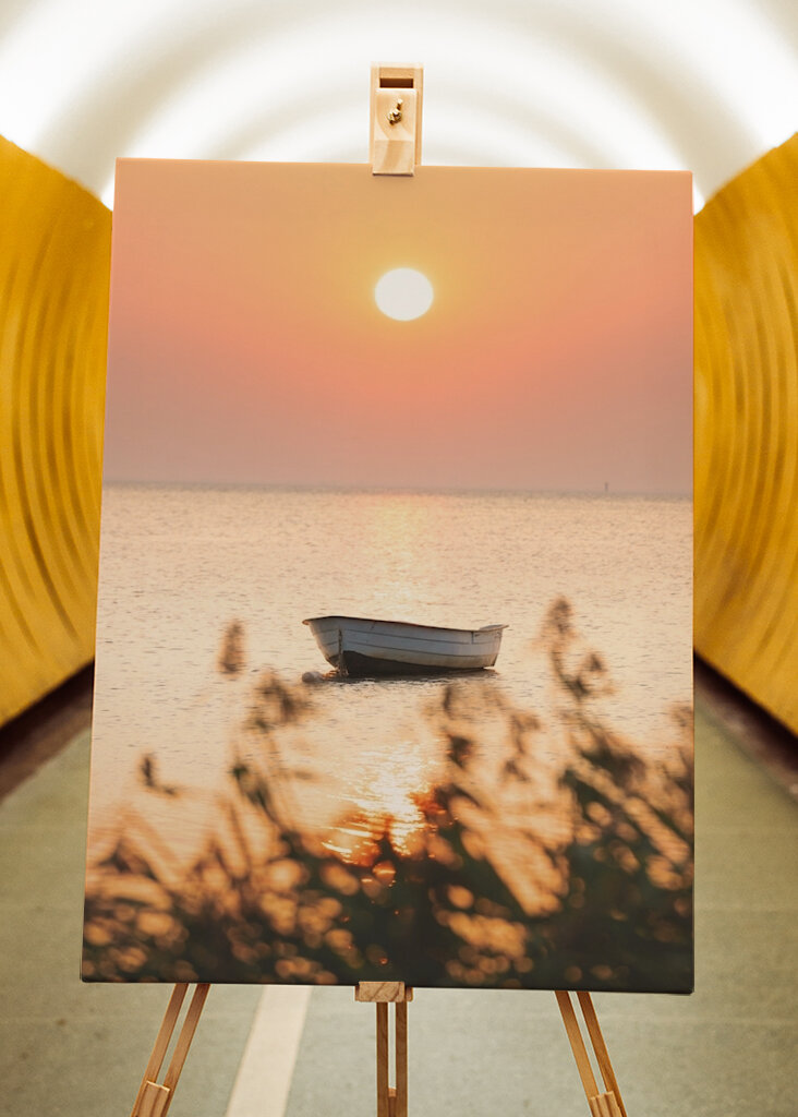 Malmö - Sonnenuntergang über dem Meer