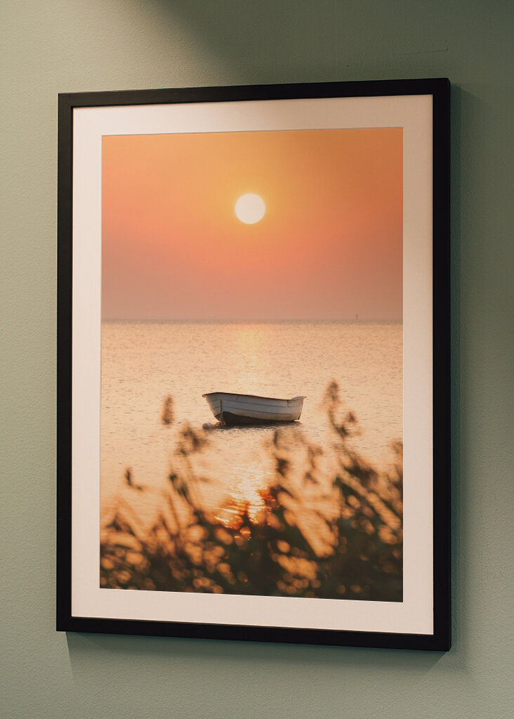 Malmö - Sonnenuntergang über dem Meer