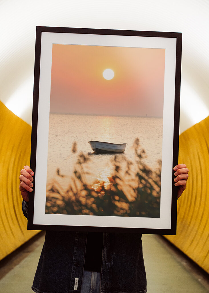 Malmö - Sonnenuntergang über dem Meer