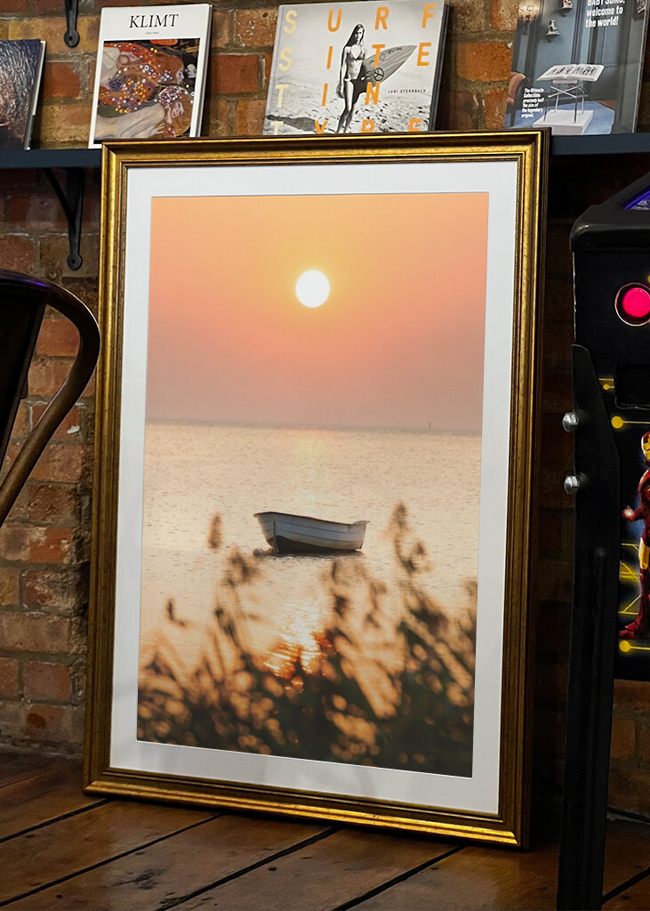 Malmö - Sonnenuntergang über dem Meer