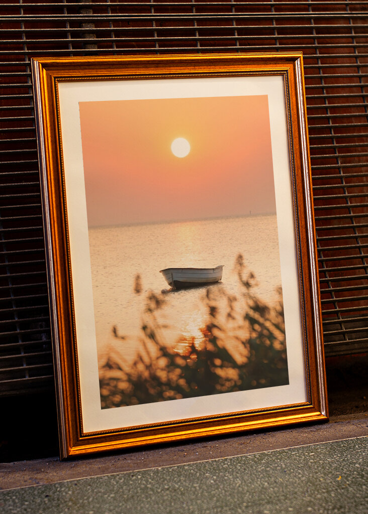 Malmö - Sonnenuntergang über dem Meer