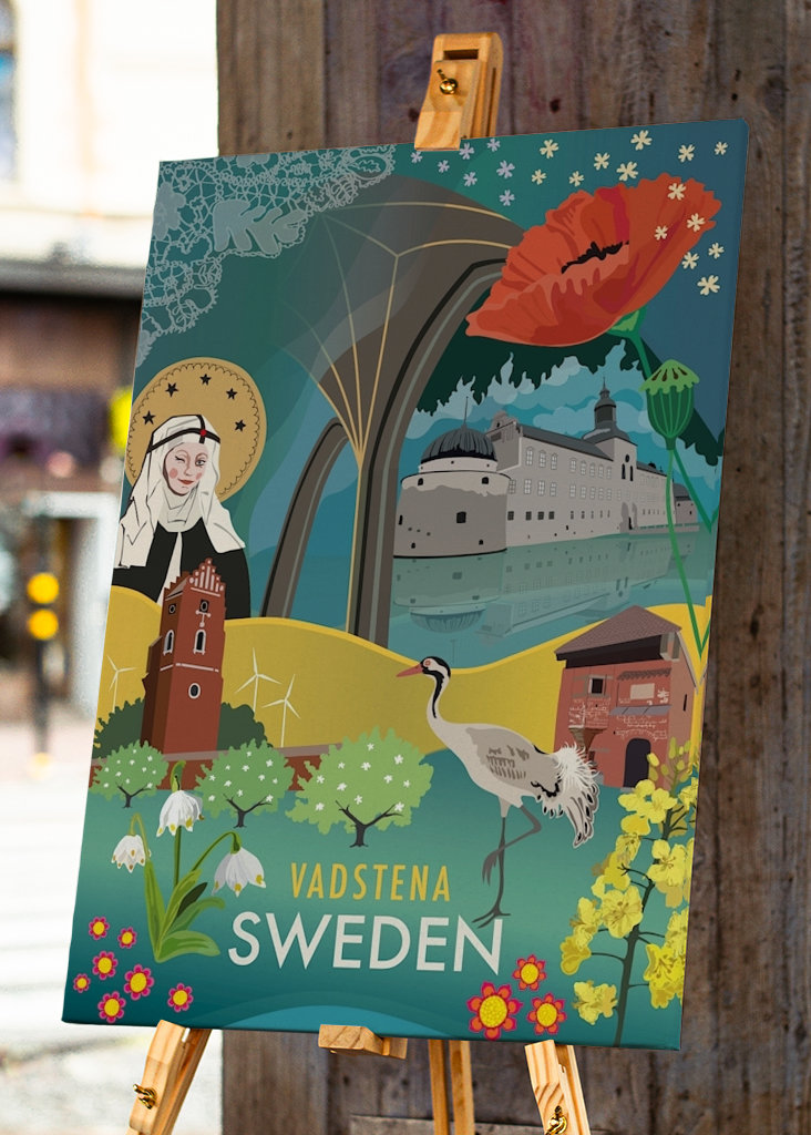 CITYPOSTER VADSTENA