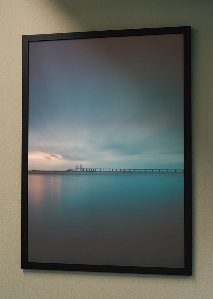 Öresundbrücke bei Sonnenuntergang