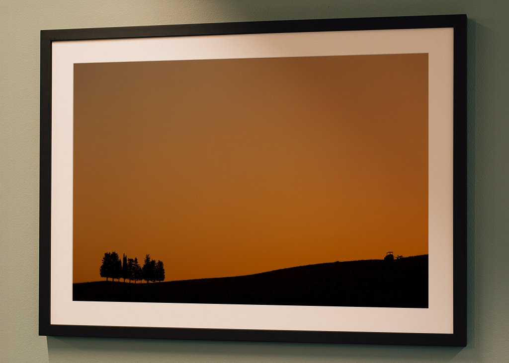 Sonnenaufgang, Toskana