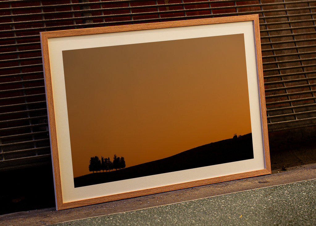 Sonnenaufgang, Toskana