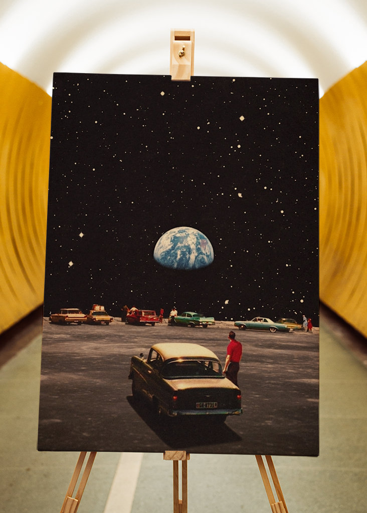 Missing Home: Retro Sci-fi Art