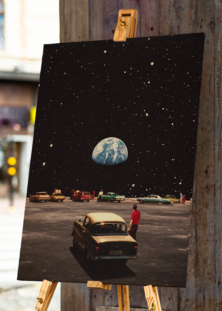 Missing Home: Retro Sci-fi Art