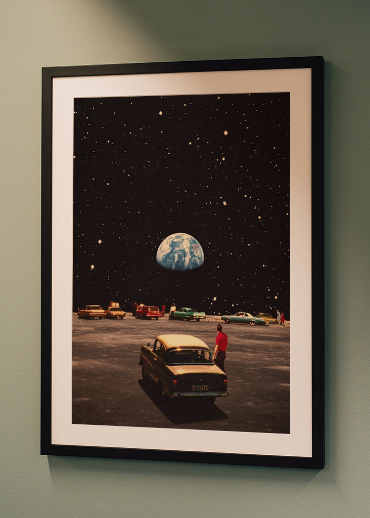 Missing Home: Retro Sci-fi Art