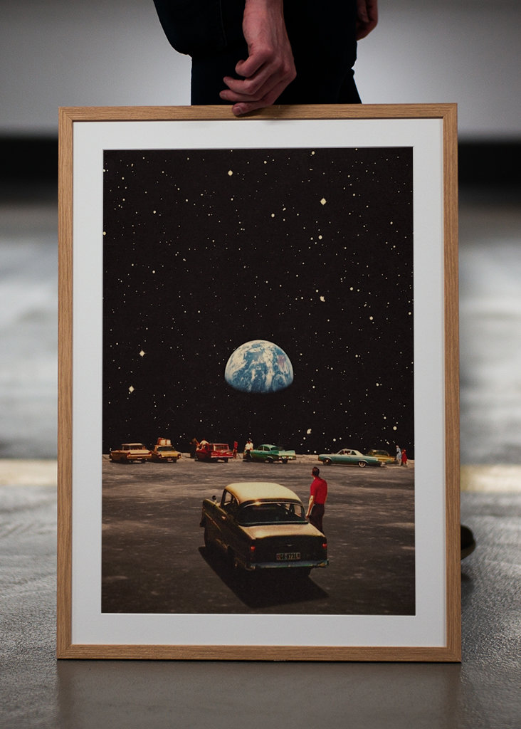 Missing Home: Retro Sci-fi Art