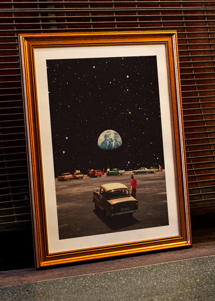 Missing Home: Retro Sci-fi Art