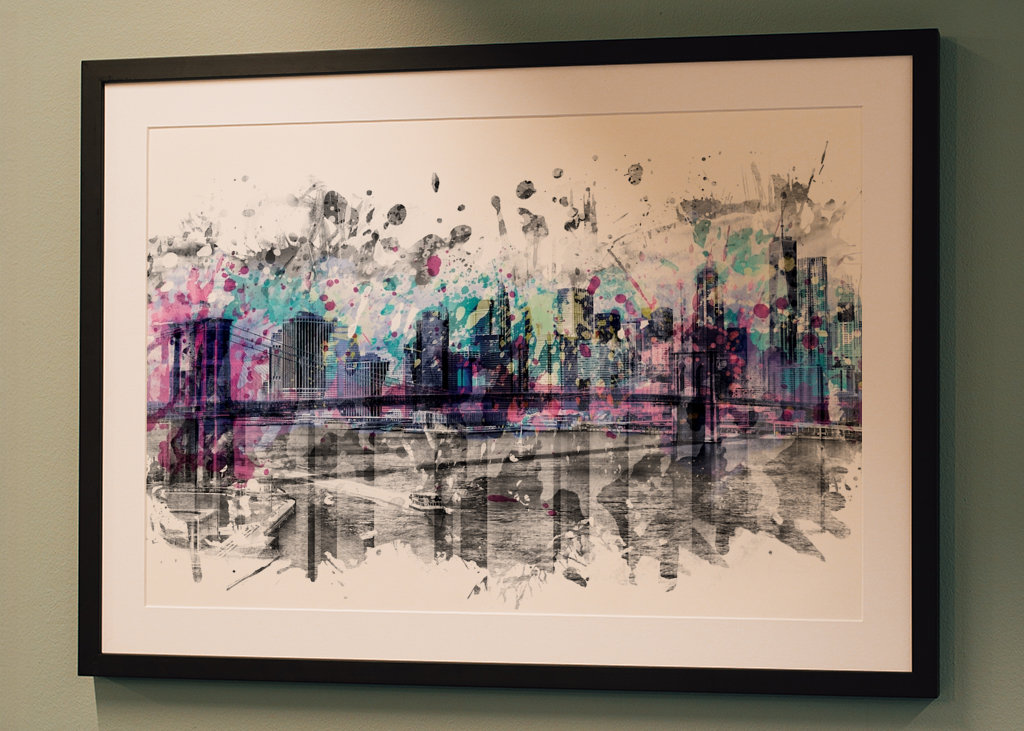 Modern Art NYC Skyline 