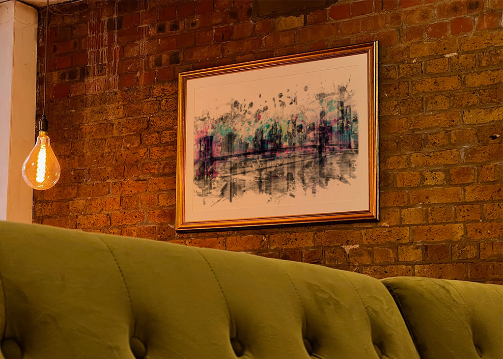 Modern Art NYC Skyline 