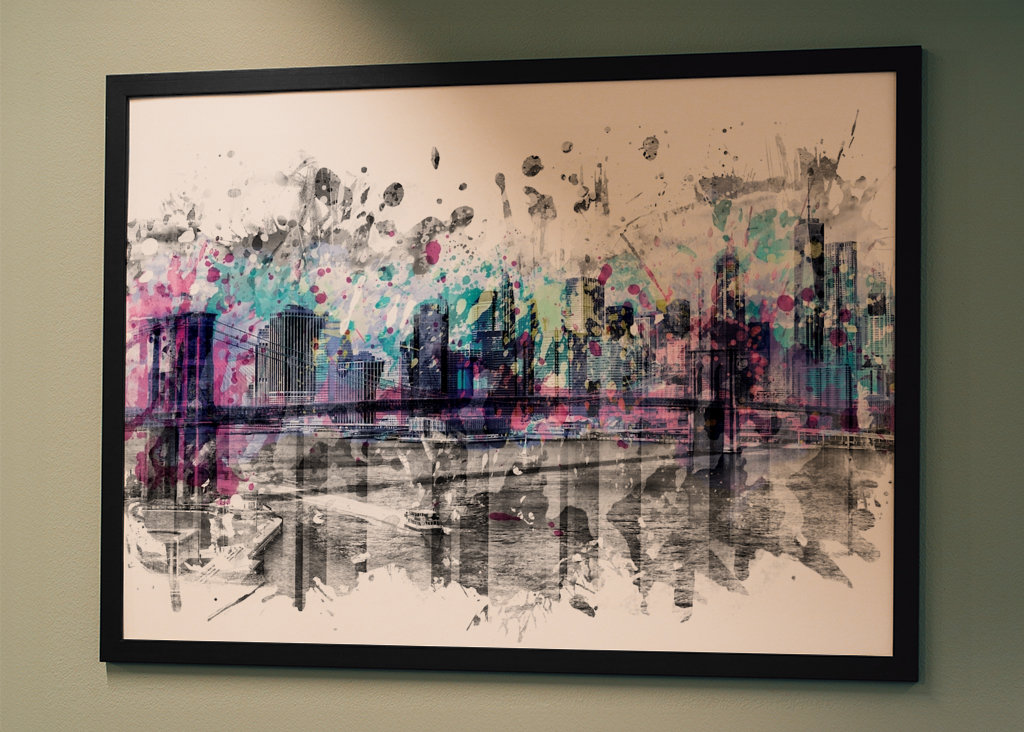 Modern Art NYC Skyline 