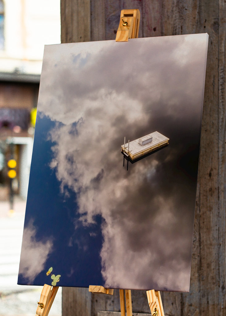 Donnerwolkenreflexion