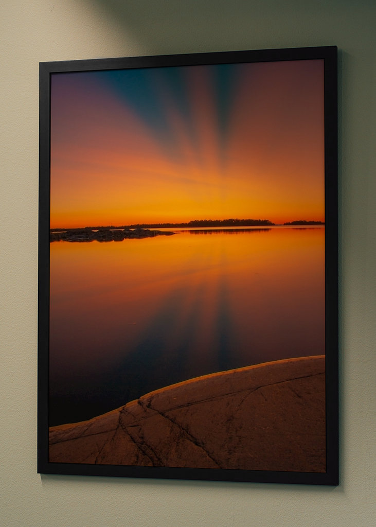 Abendliche Reflexion im Archipel