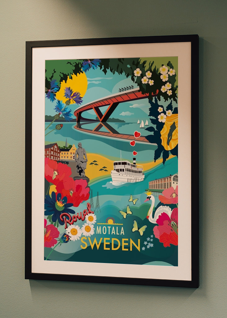 STADTPOSTER MOTALA