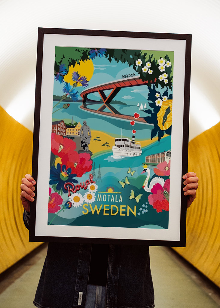 STADTPOSTER MOTALA