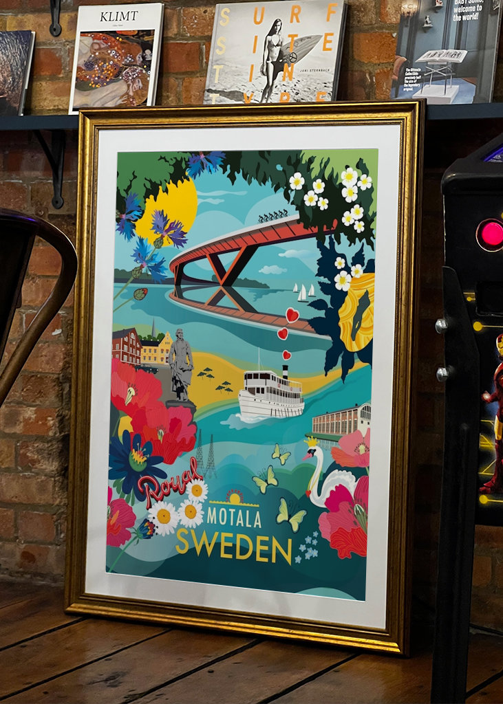 STADTPOSTER MOTALA