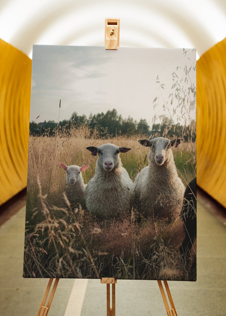 Schafe auf der Weide