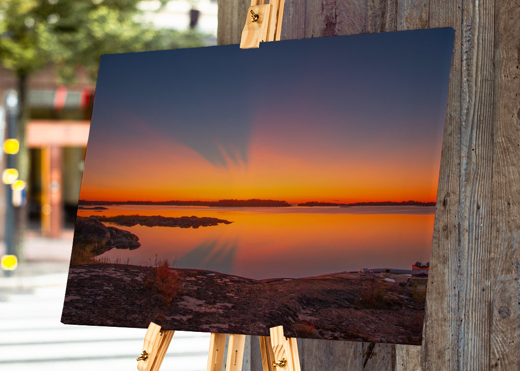 sunset in the archipelago