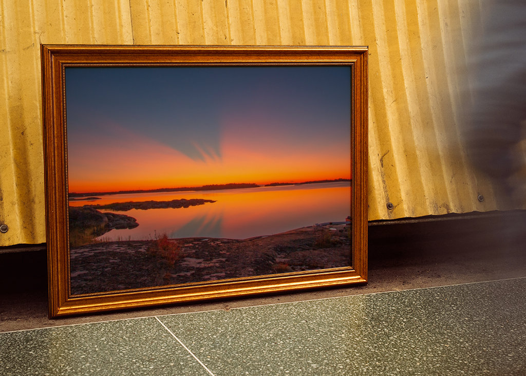 sunset in the archipelago