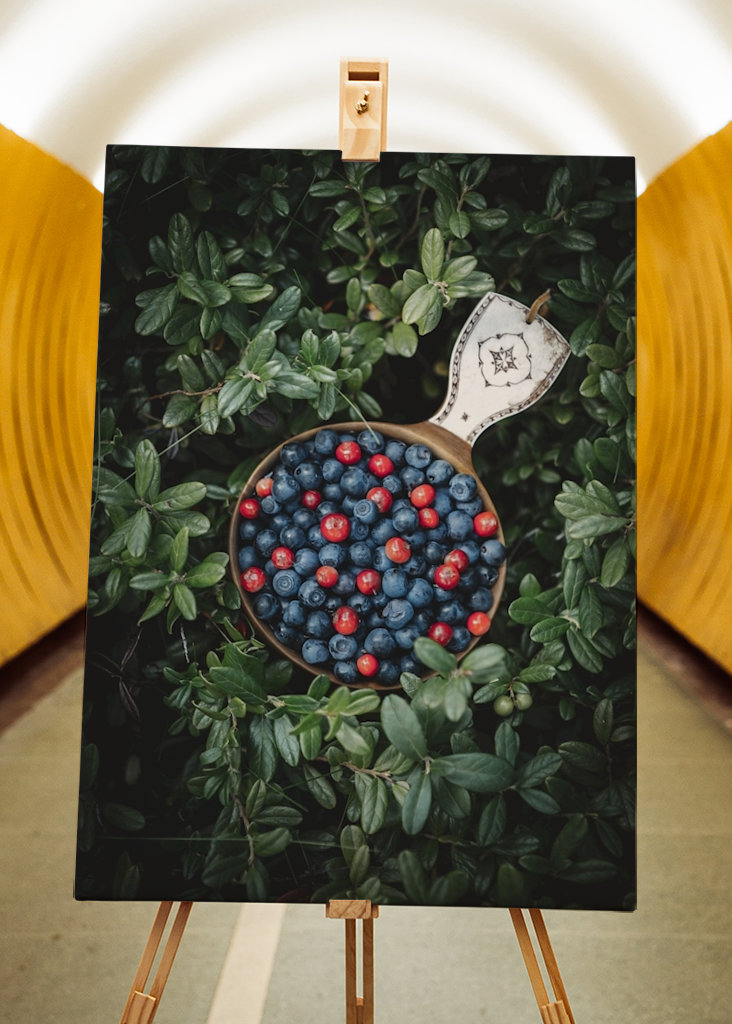 Kåsa s lesním ovocem