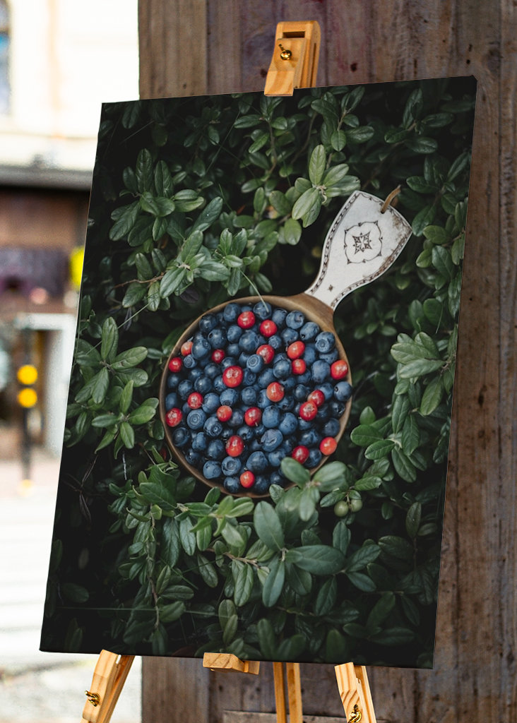 Kåsa s lesním ovocem