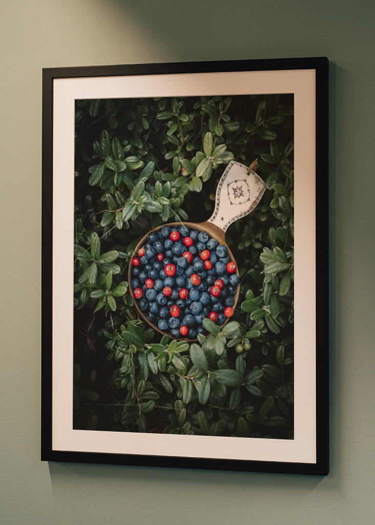 Kåsa s lesním ovocem