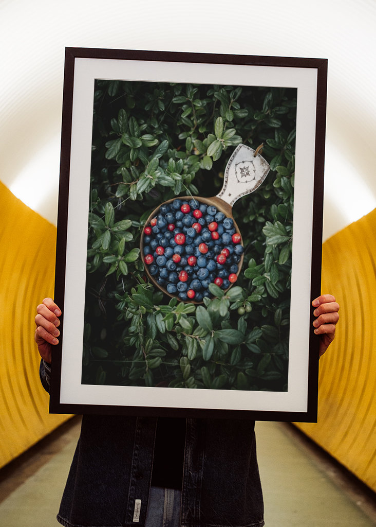 Kåsa s lesním ovocem