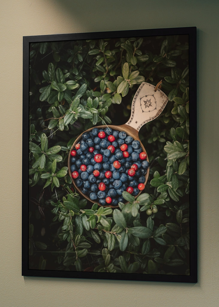 Kåsa s lesním ovocem