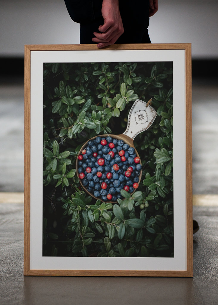 Kåsa s lesním ovocem