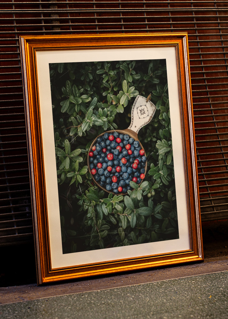 Kåsa s lesním ovocem