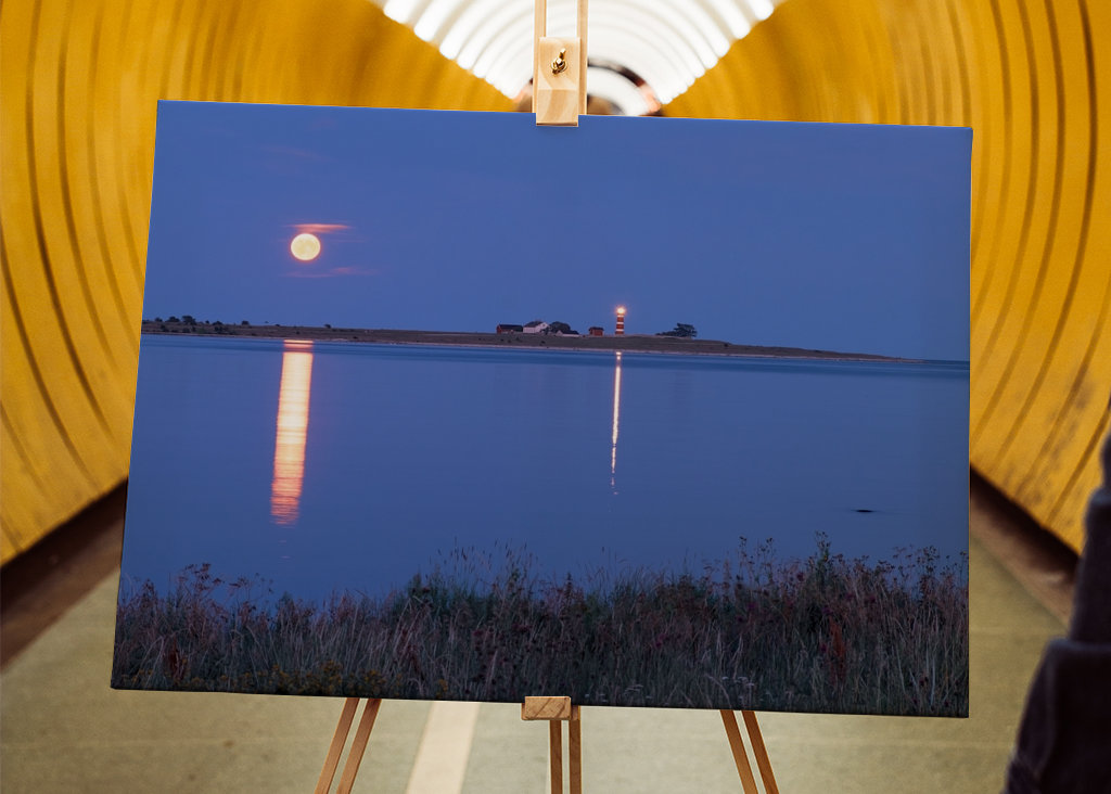 Närsholmen v měsíčním světle