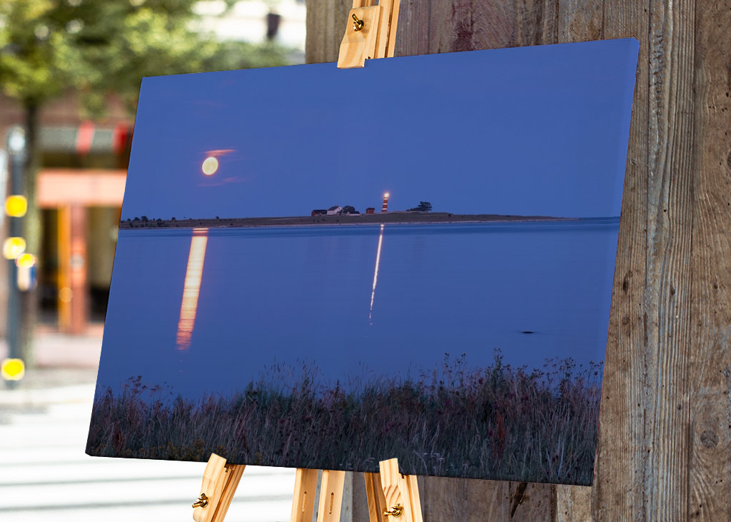 Närsholmen v měsíčním světle