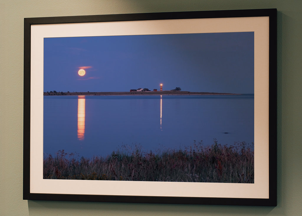 Närsholmen v měsíčním světle