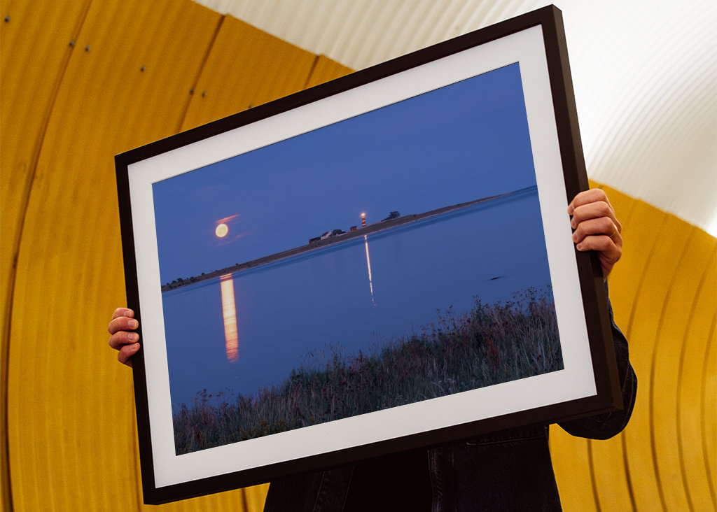 Närsholmen v měsíčním světle