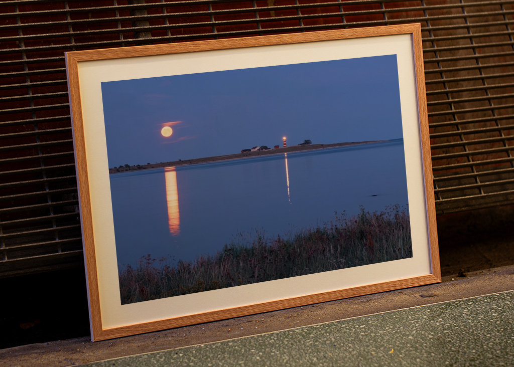 Närsholmen v měsíčním světle