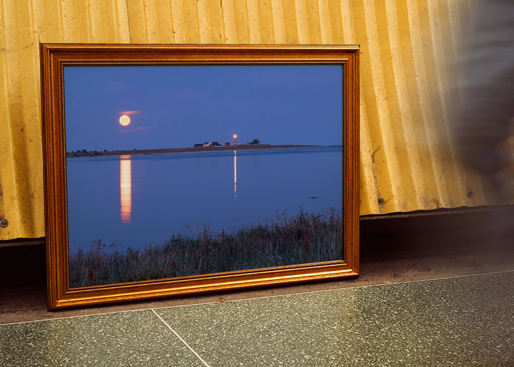 Närsholmen v měsíčním světle