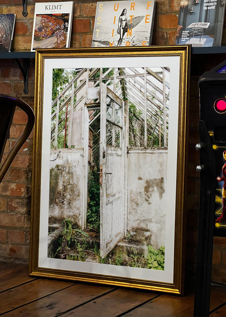 Un invernadero abandonado